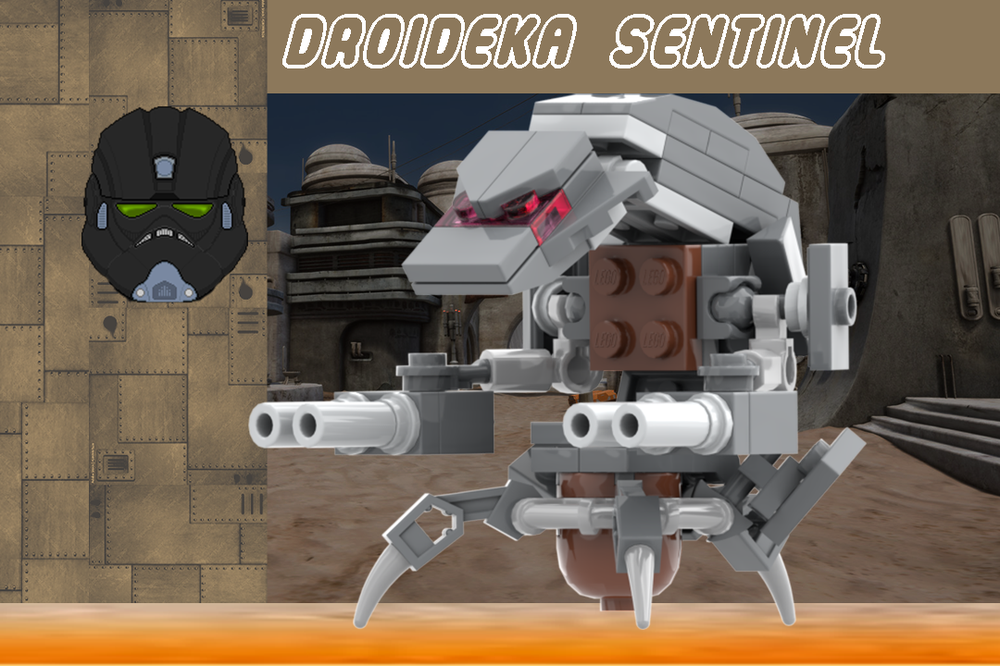 Lego Droideka Sentinel MK1 (Animated Style)