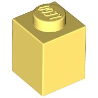 Lego Brick 1 x 1 / Bright Light Yellow