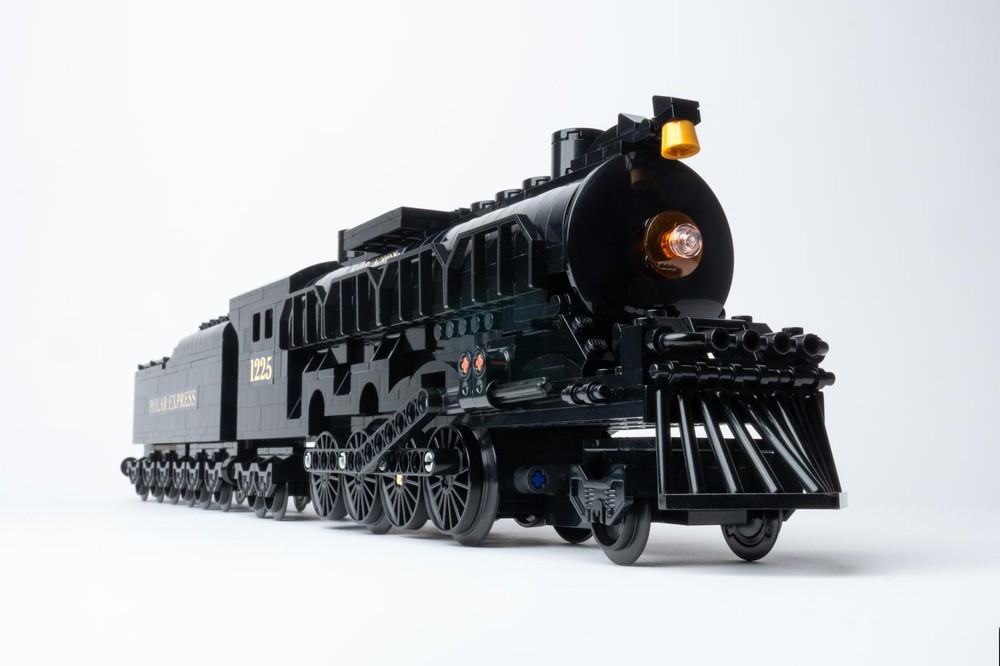 Lego The Polar Express (Pere Marquette 1225) — Motorized, 6-wide