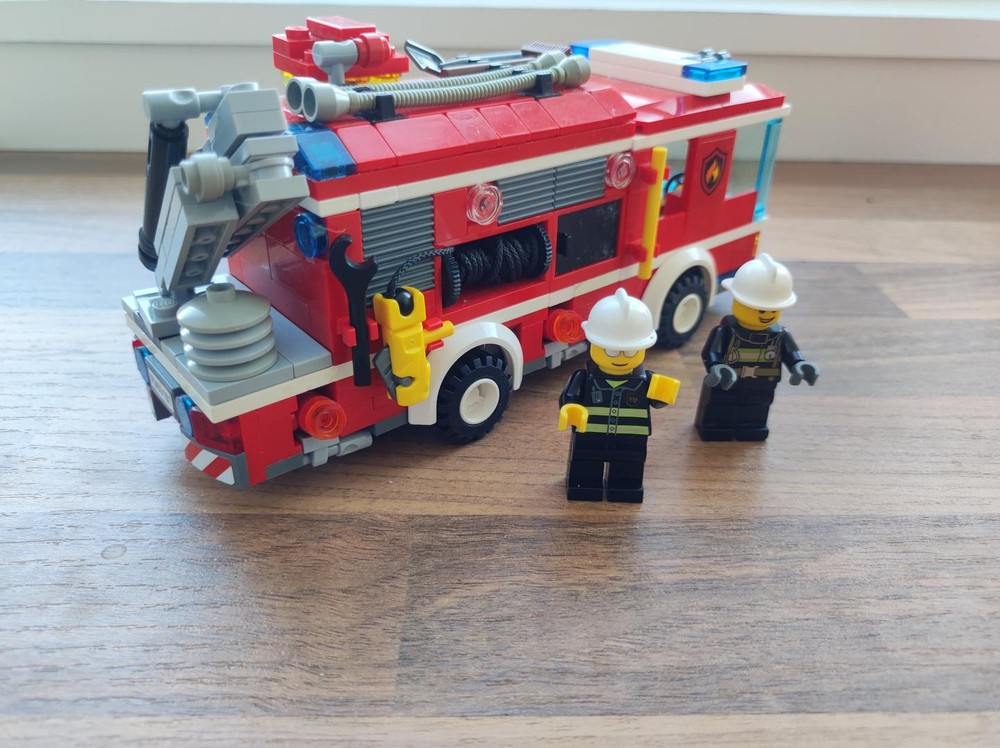 Lego Dutch Firetruck with small crane