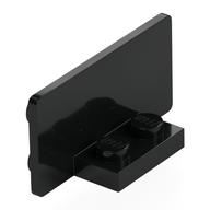 Lego Bracket 1 x 2 - 2 x 4 Inverted / Black