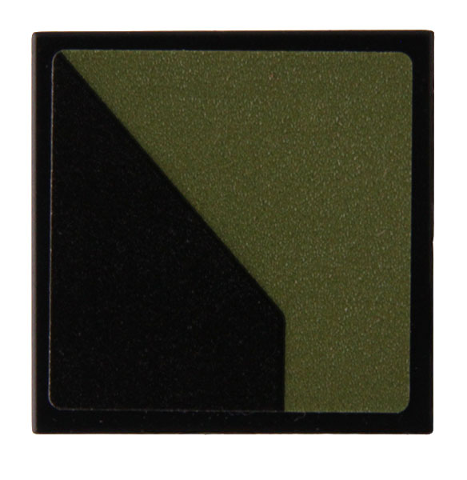 Lego Tile 2 x 2 with Olive Green Geometric Pattern Model Left Side (Sticker) - Set 76923