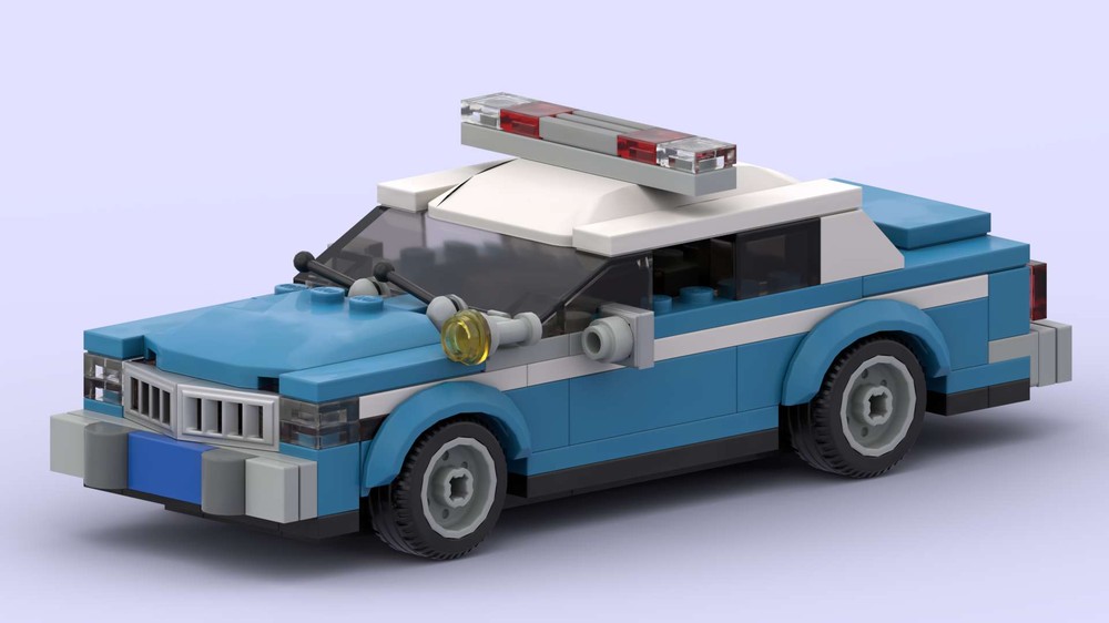 Lego 80s NYPD style Police Cruiser