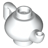 Lego Equipment Teapot / White