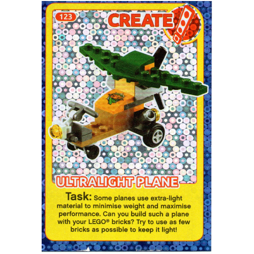 Lego Trading Card, Create the World Incredible Inventions - Ultralight Plane (Foil) / [No Color/Any Color]