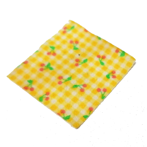 Lego Scala, Blanket 7 x 7 with Checks and Cherries Print