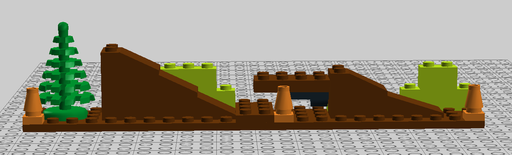 Lego Mini Mountain Bike Trail