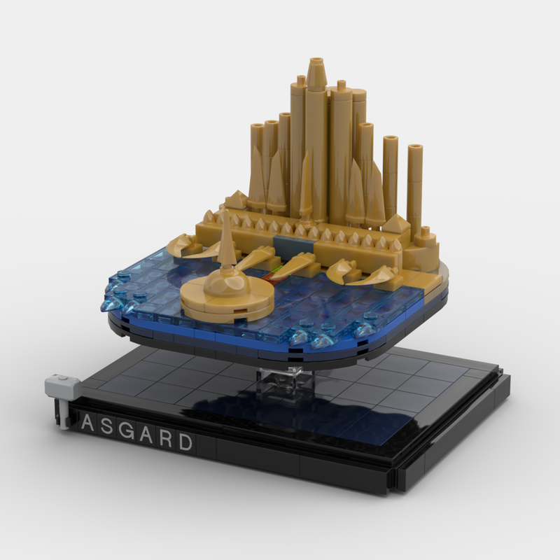 Lego Asgard Skyline