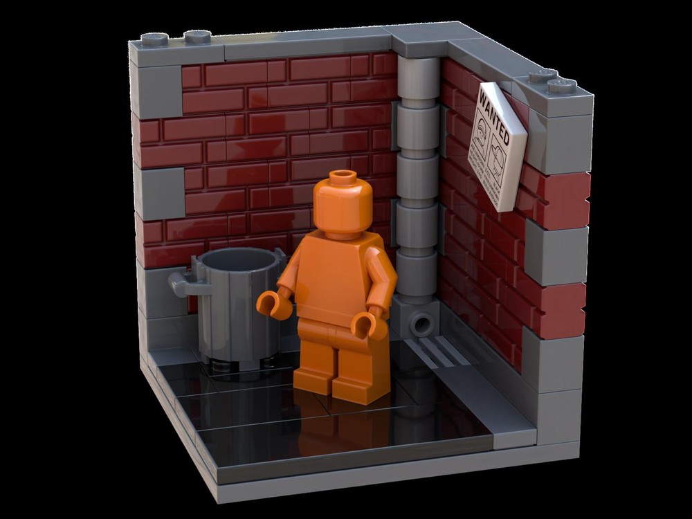 Lego Back Alley Minifig Display