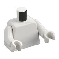 Lego Torso, White Arms and Hands [Plain]