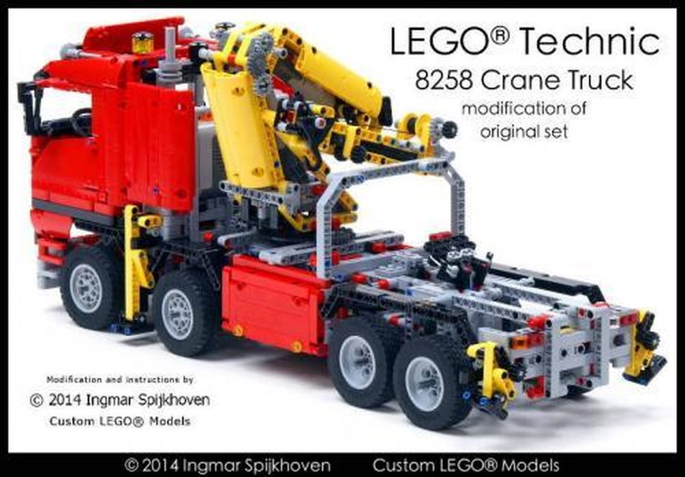 Lego Modification Technic set 8258 with free instructions