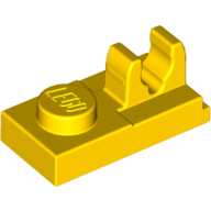 Lego Plate Special 1 x 2 [Top Clip] / Yellow