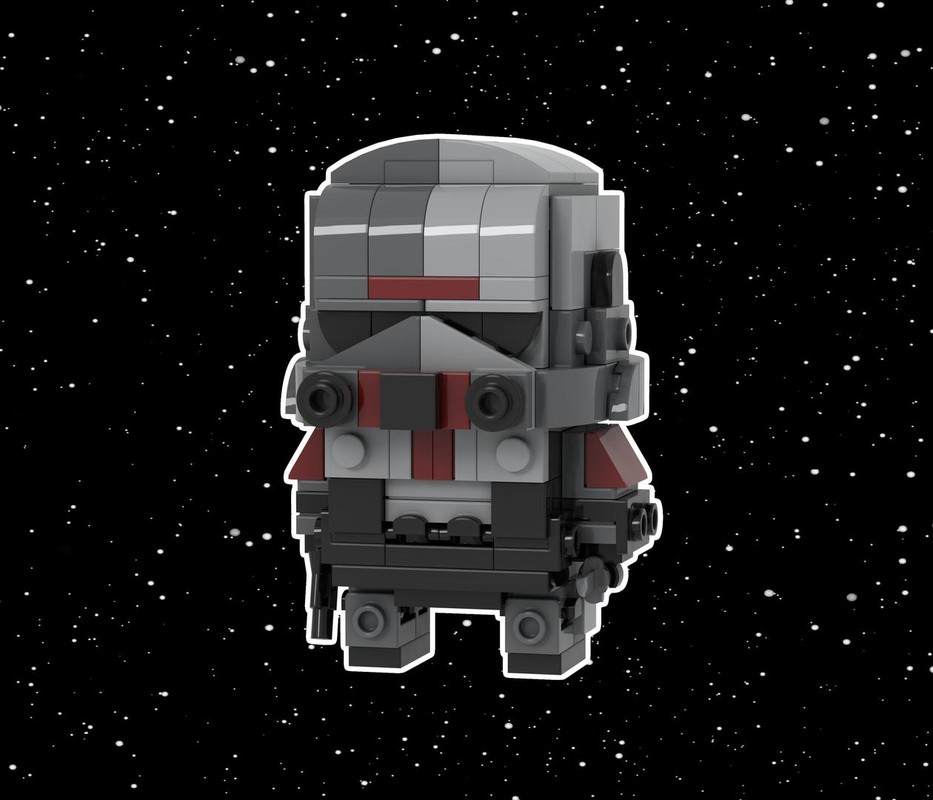 Lego Bad Batch Hunter Brickheadz