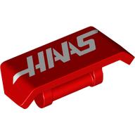 Lego Spoiler 2 x 4 with Handle with White 'HAAS' Print