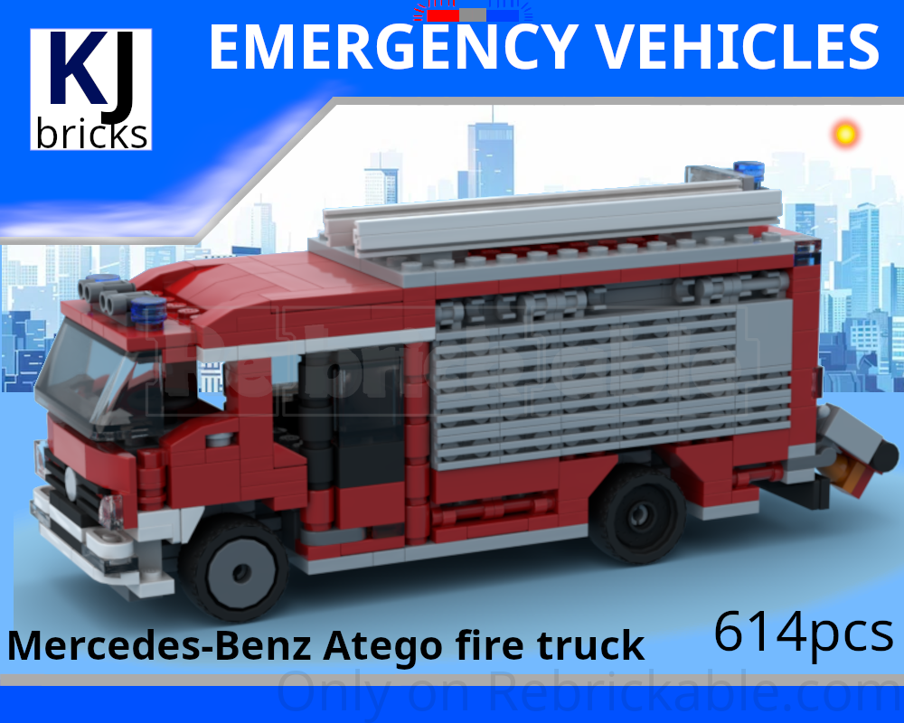 Lego Mercedes-Benz Atego fire truck