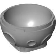 Lego Rock Arctic Globe, Bottom / Light Bluish Gray