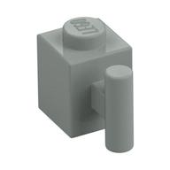 Lego Brick Special 1 x 1 with Handle / Light Gray