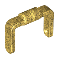 Lego Bucket 1 x 1 x 1 Handle / Pearl Gold