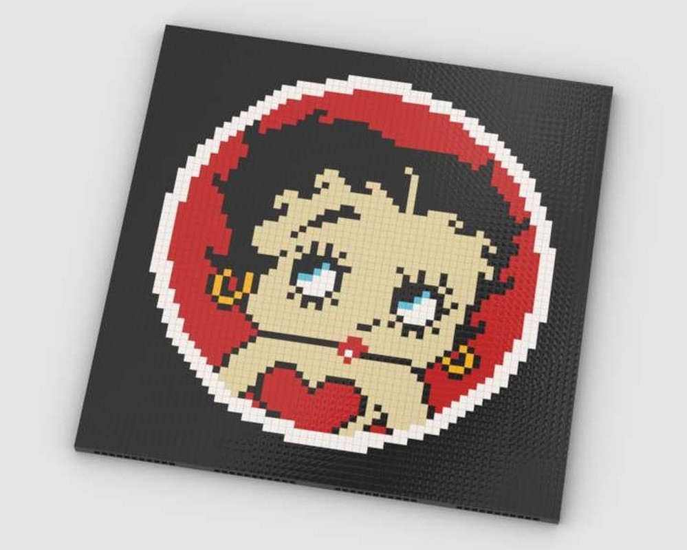 Lego Betty Boop Wall Hanging