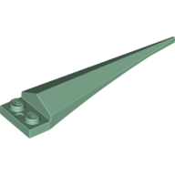 Lego Plate Special 1 x 2 with Angular Extension and Flexible Sand Green Tip