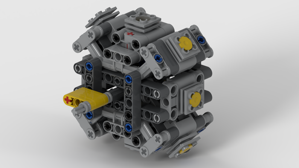 Lego 8 Cylinder Radial Engine