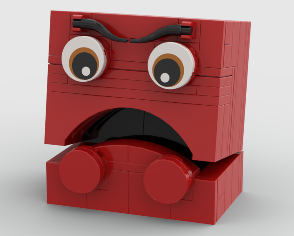 Lego Angry 2x2 Brick