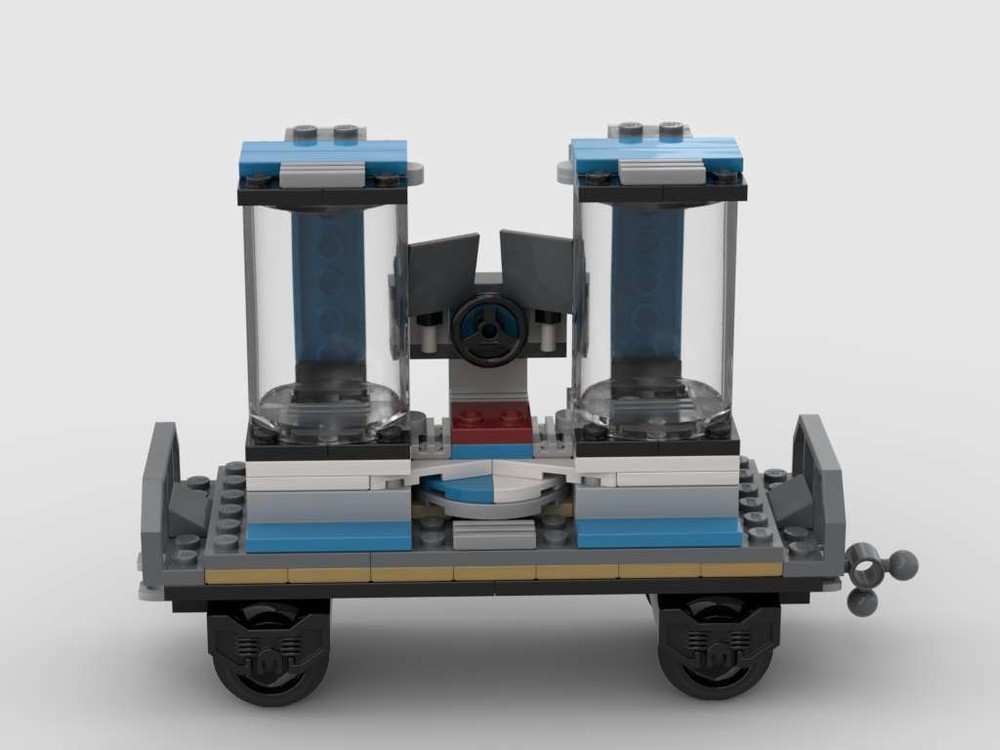 Lego Ghost Train Express - 2 Ghost Container Waggon with Control Panel