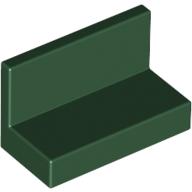 Lego Panel 1 x 2 x 1 [Square Corners] / Dark Green