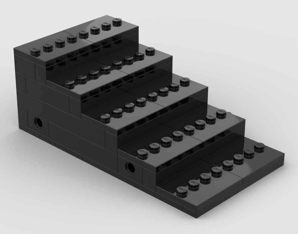 Lego Minifigure Modular Stand 2x5