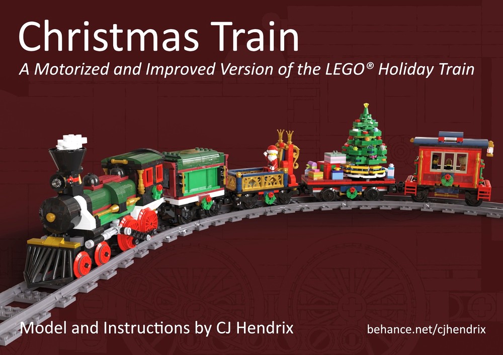 Lego Motorized and Improved Christmas Train