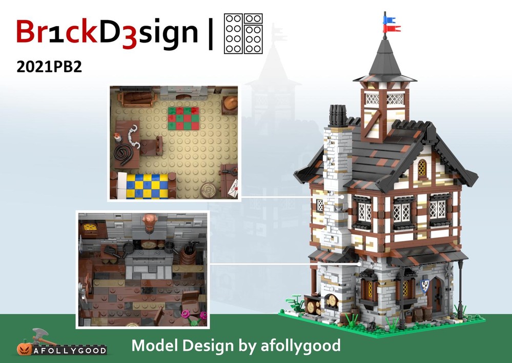 Lego Medieval Tudor House