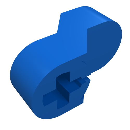 Lego Technic Engine Crankshaft Center / Blue