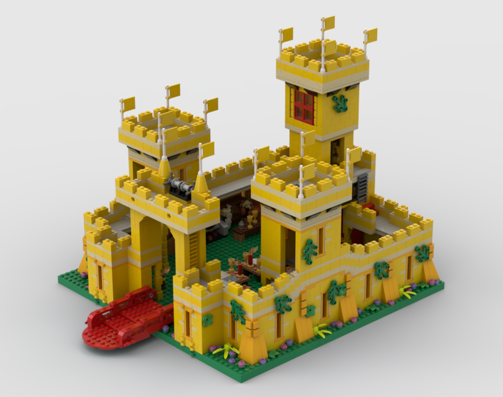 Lego Castle Deluxe 1979 Yellow Castle