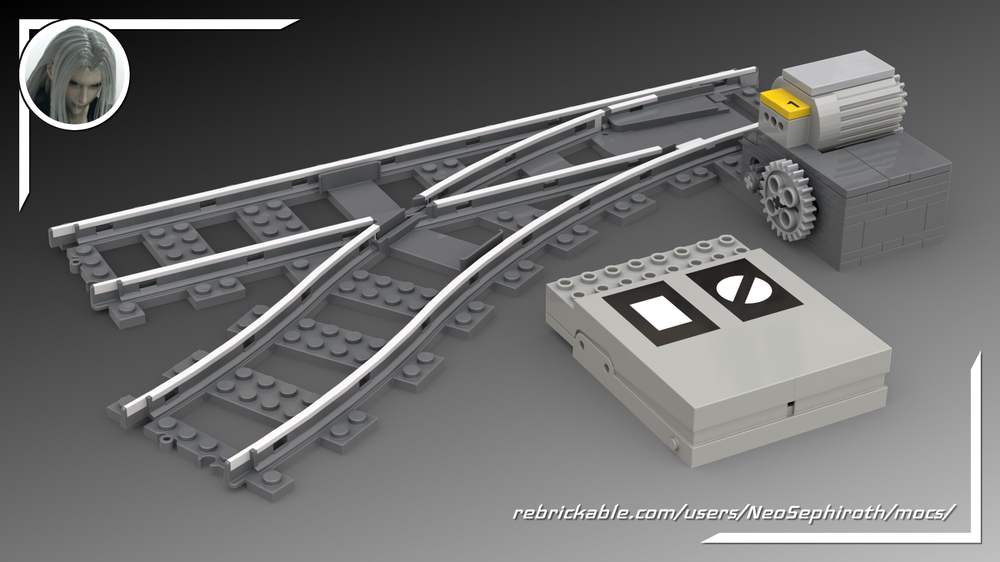 Lego 12V control box for modern switch track