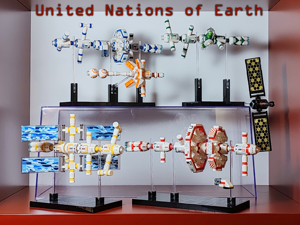 Lego United Nations of Earth - Colonial Fleet (Microscale) Updated Version
