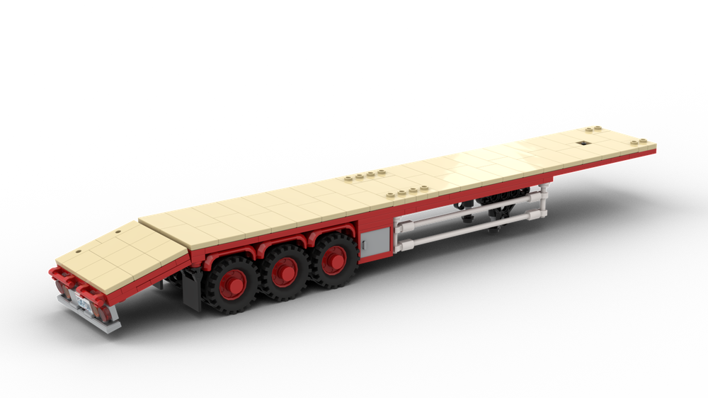 Lego 60ft Dovetail Flatbed Trailer