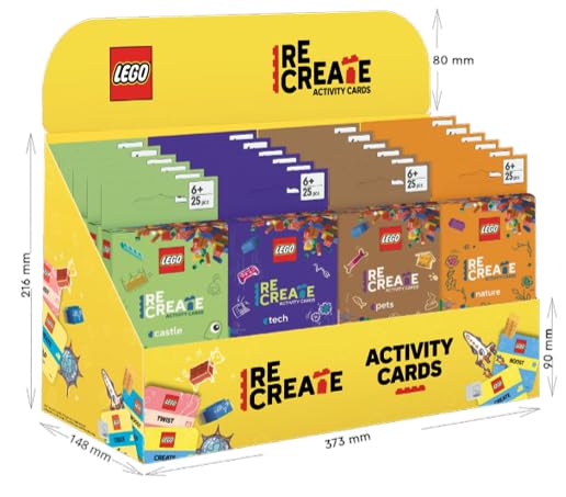 Lego ReCreate Activity Cards Display