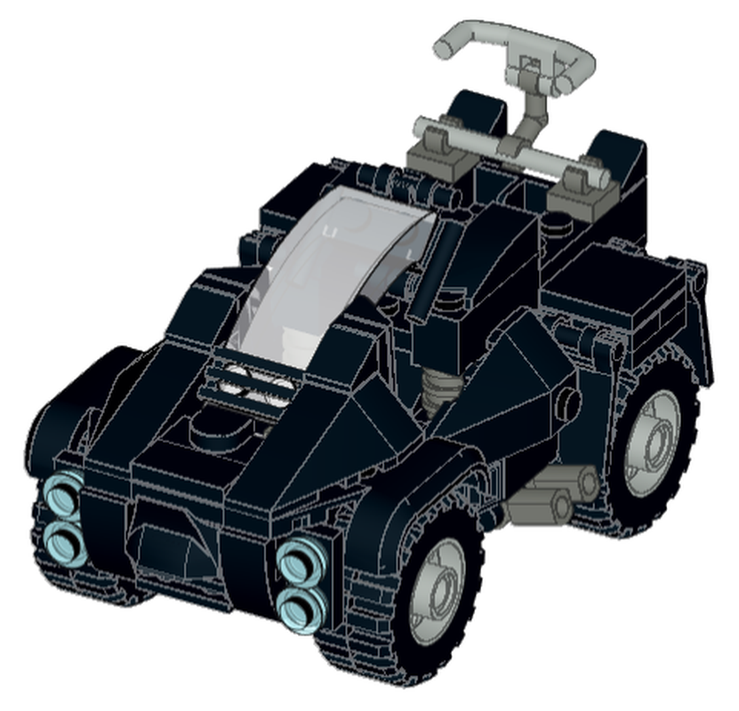 Lego Arkham Knight Batmobile Mini