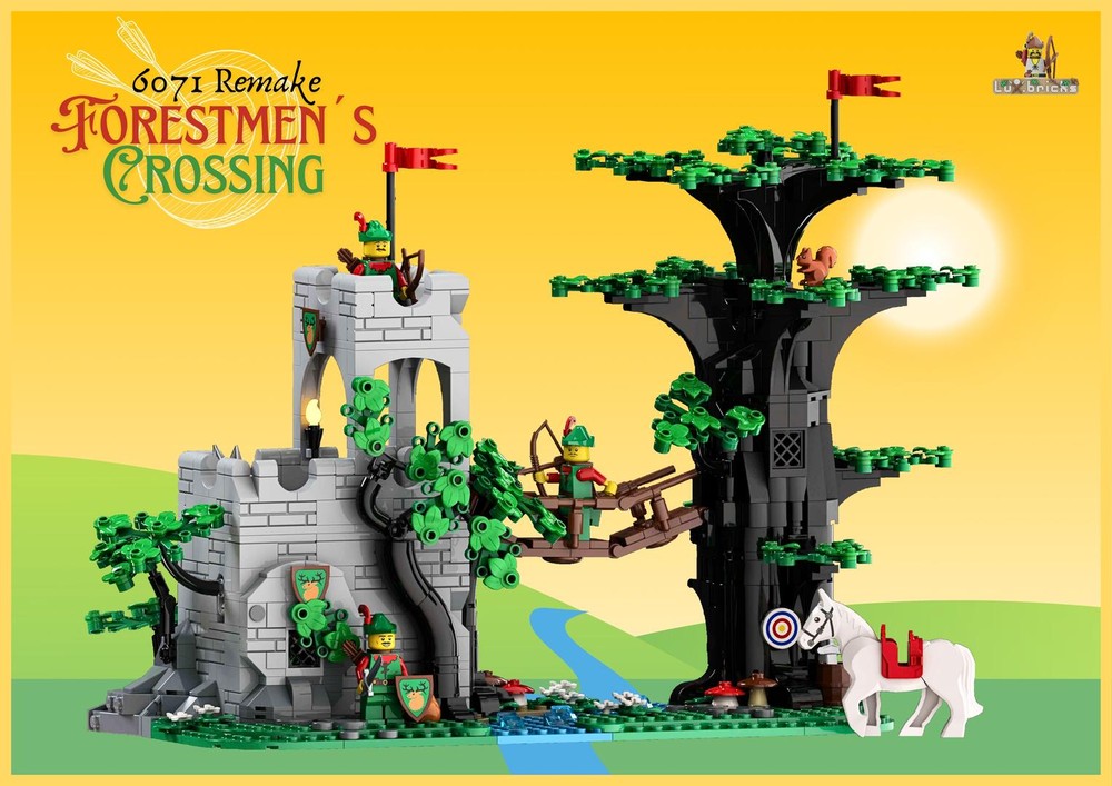 Lego 6071 Forestmen's Crossing Remake