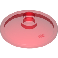 Lego Dish 3 x 3 Inverted [Radar] / Trans-Red