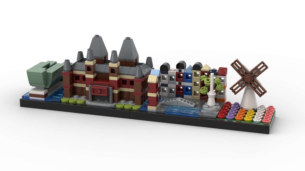 Lego Amsterdam skyline