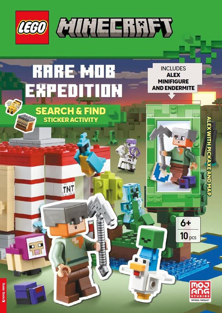 Lego Minecraft: Rare Mob Expedition: Search & Find Sticker Activity