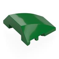 Lego Brick Wedged, Curved 4 x 3 No Studs [Plain] / Green