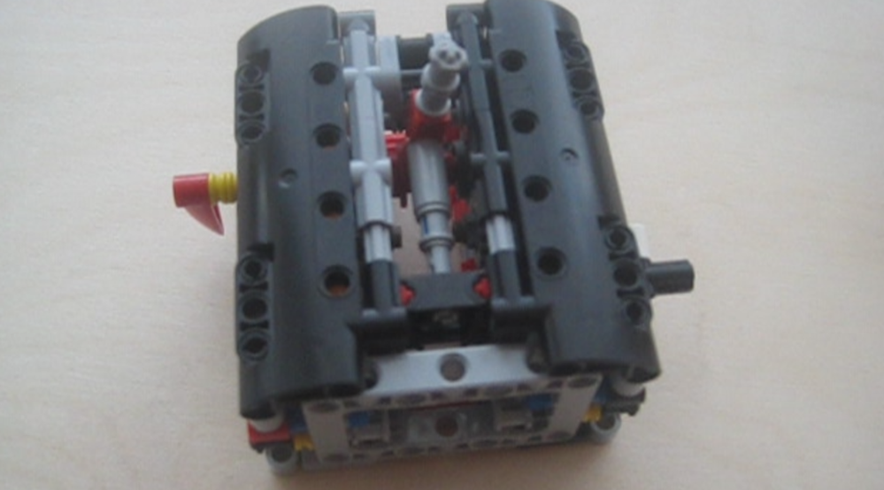 Lego Technic Gearbox! (not the typical way)