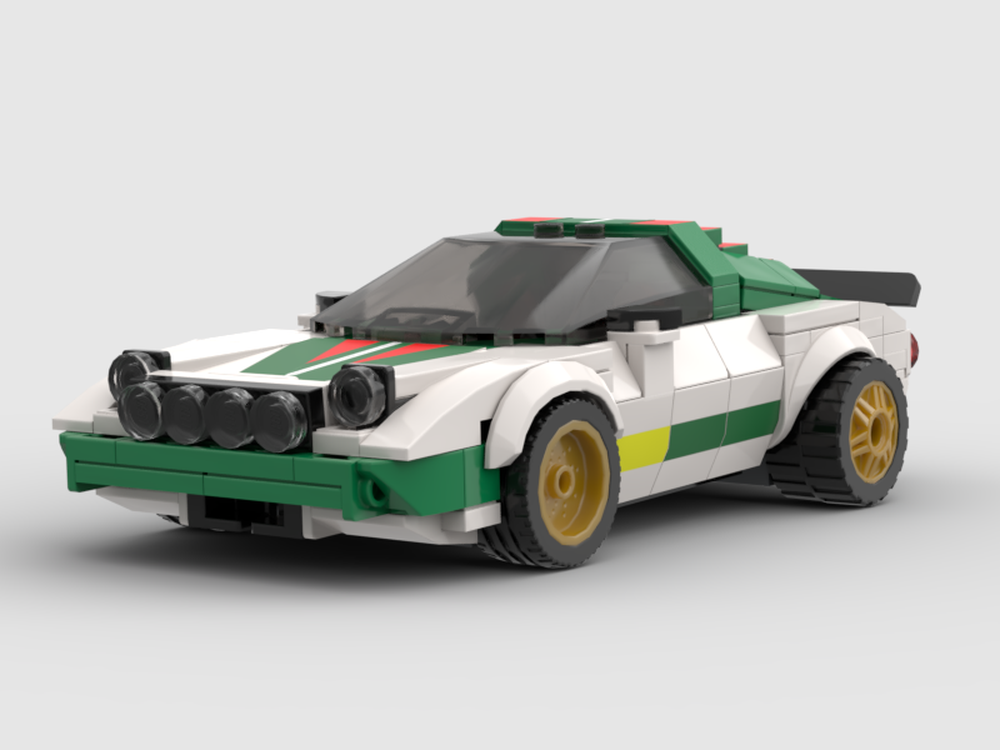 Lego Lancia Stratos Rally Car