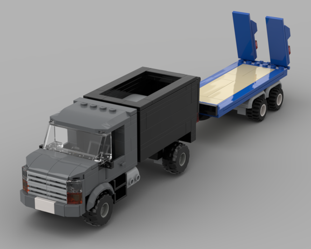 Lego Dump Truck and Trailer