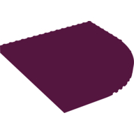 Lego Brick Round Corner 16 x 16 / Light Lilac