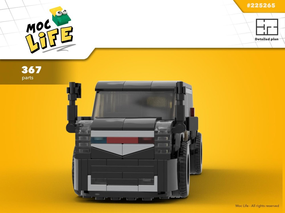 Lego Presidential state car 'The Beast'