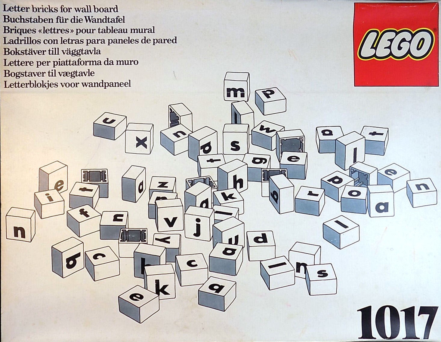 Lego Letter Bricks for Wall Board