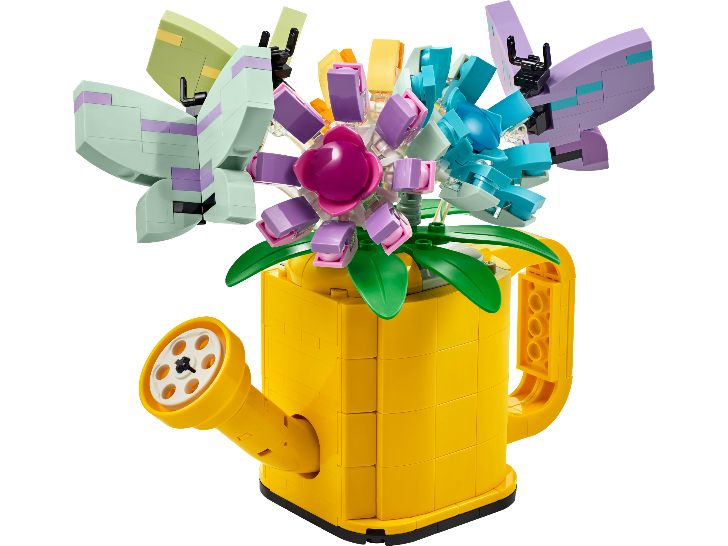 Lego Flowers in Watering Can